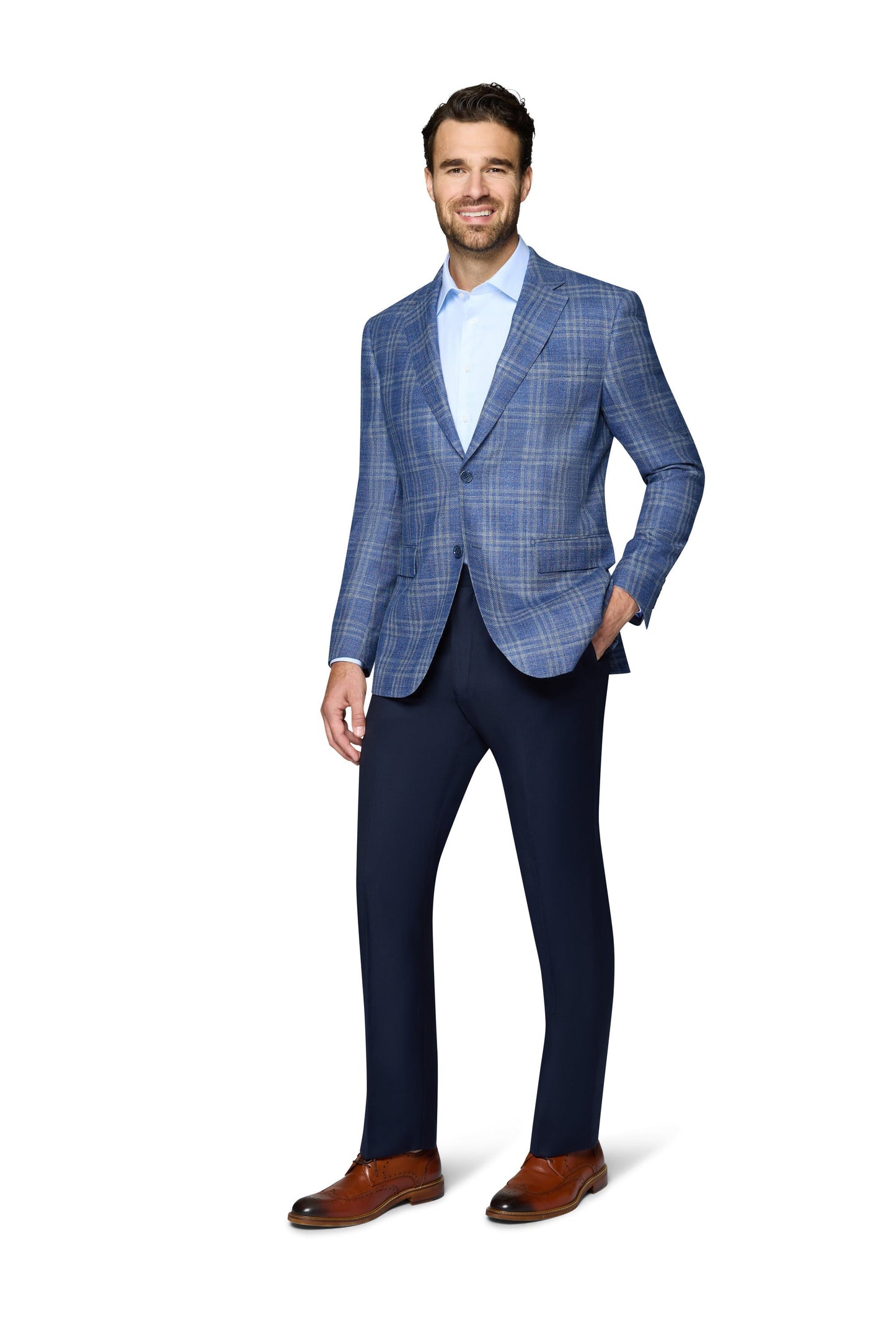 Bergamo Elegant Wool Sport Coat Modern Fit