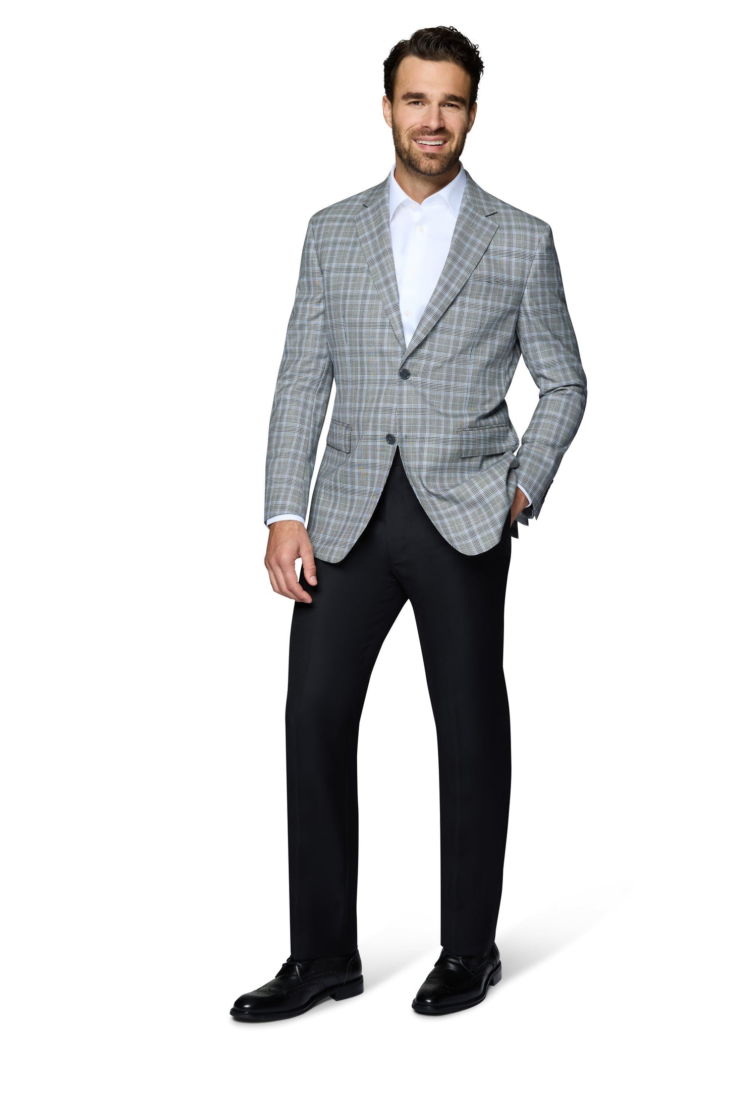 Bergamo Elegant Wool Sport Coat Modern Fit