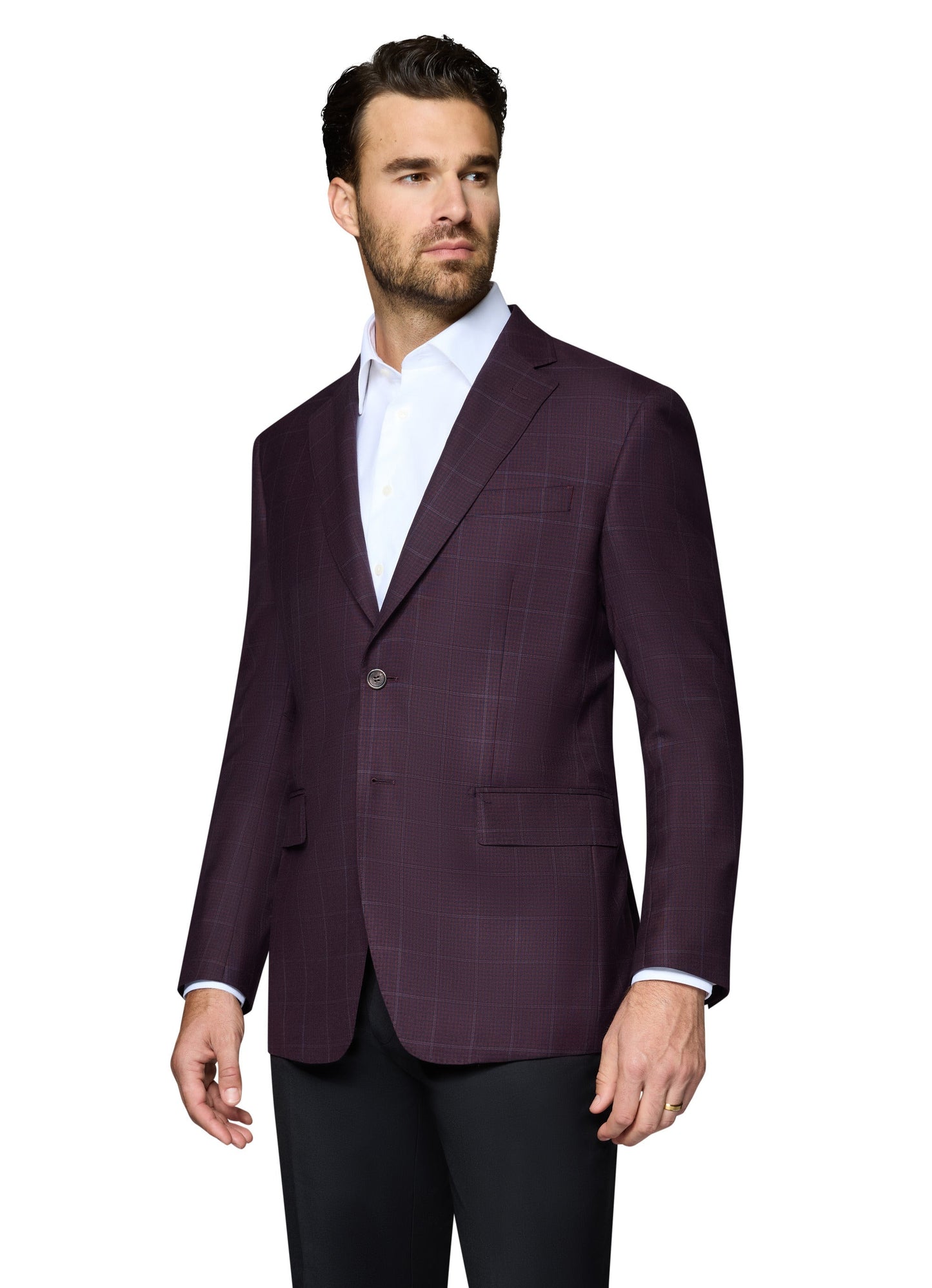 Bergamo Elegant Wool Sport Coat Modern Fit