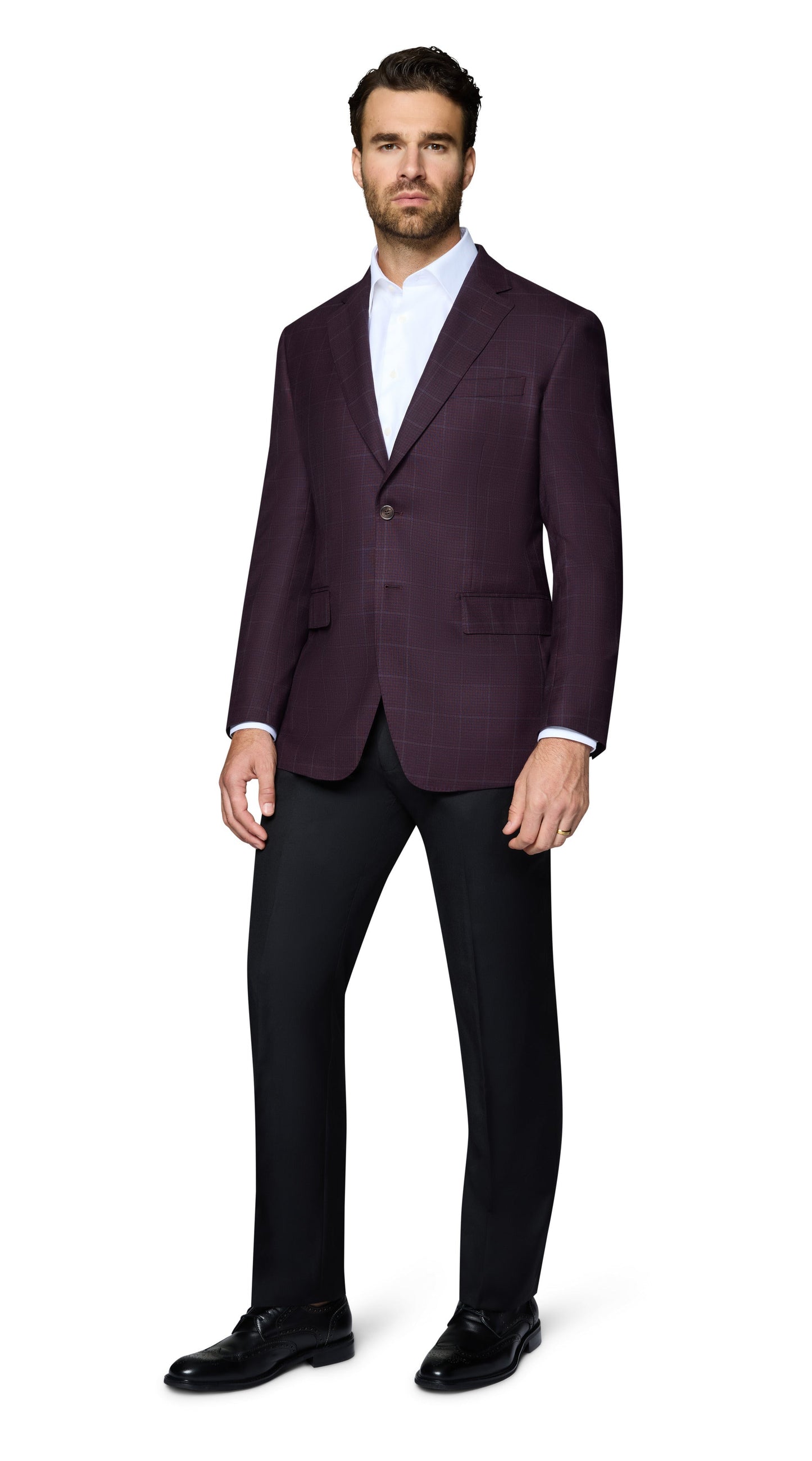 Bergamo Elegant Wool Sport Coat Modern Fit