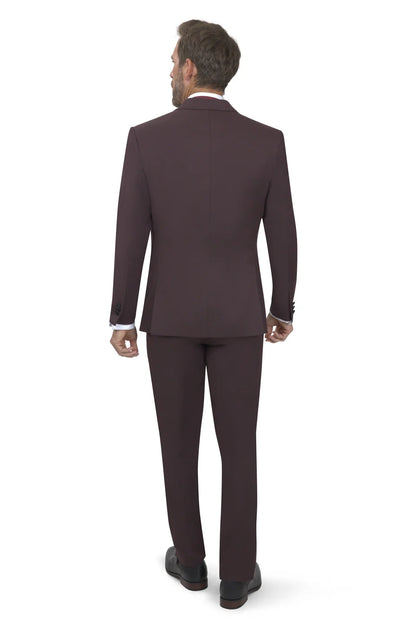 BERGAMO ELEGANT - Burgundy Tuxedo MARCO UNI 3PC