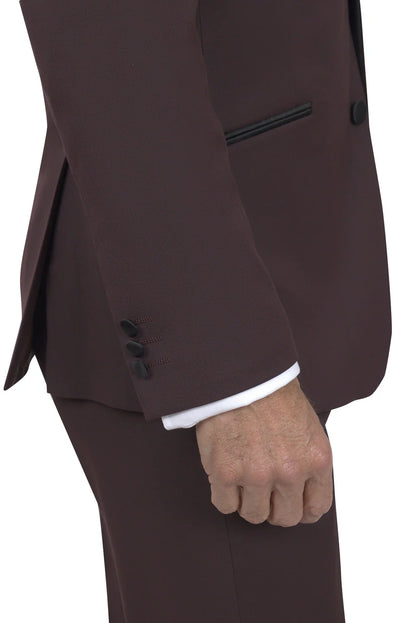 BERGAMO ELEGANT - Burgundy Tuxedo MARCO UNI 3PC