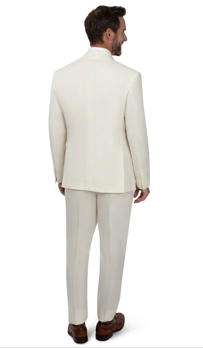 BERGAMO ELEGANT - Cream Wool Suit 10005.001