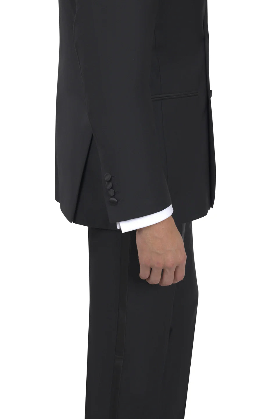 BERGAMO ELEGANT - Double Breasted Peak Wool Tuxedo 10153.004