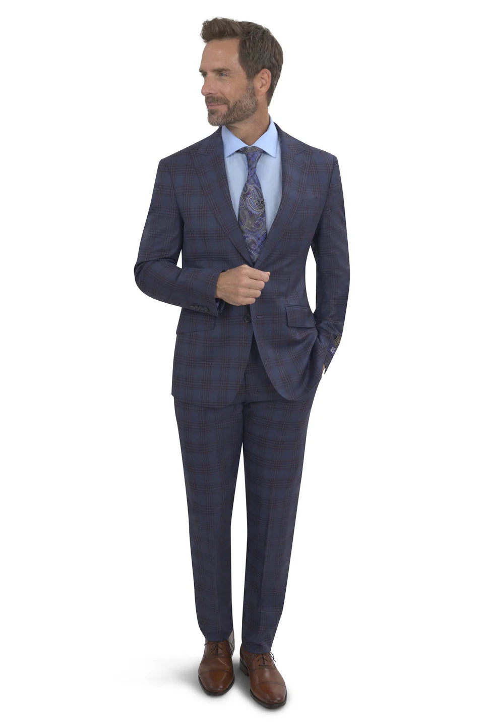 BERGAMO ELEGANT - Fancy Slim Fit Suit 10005.4266 P