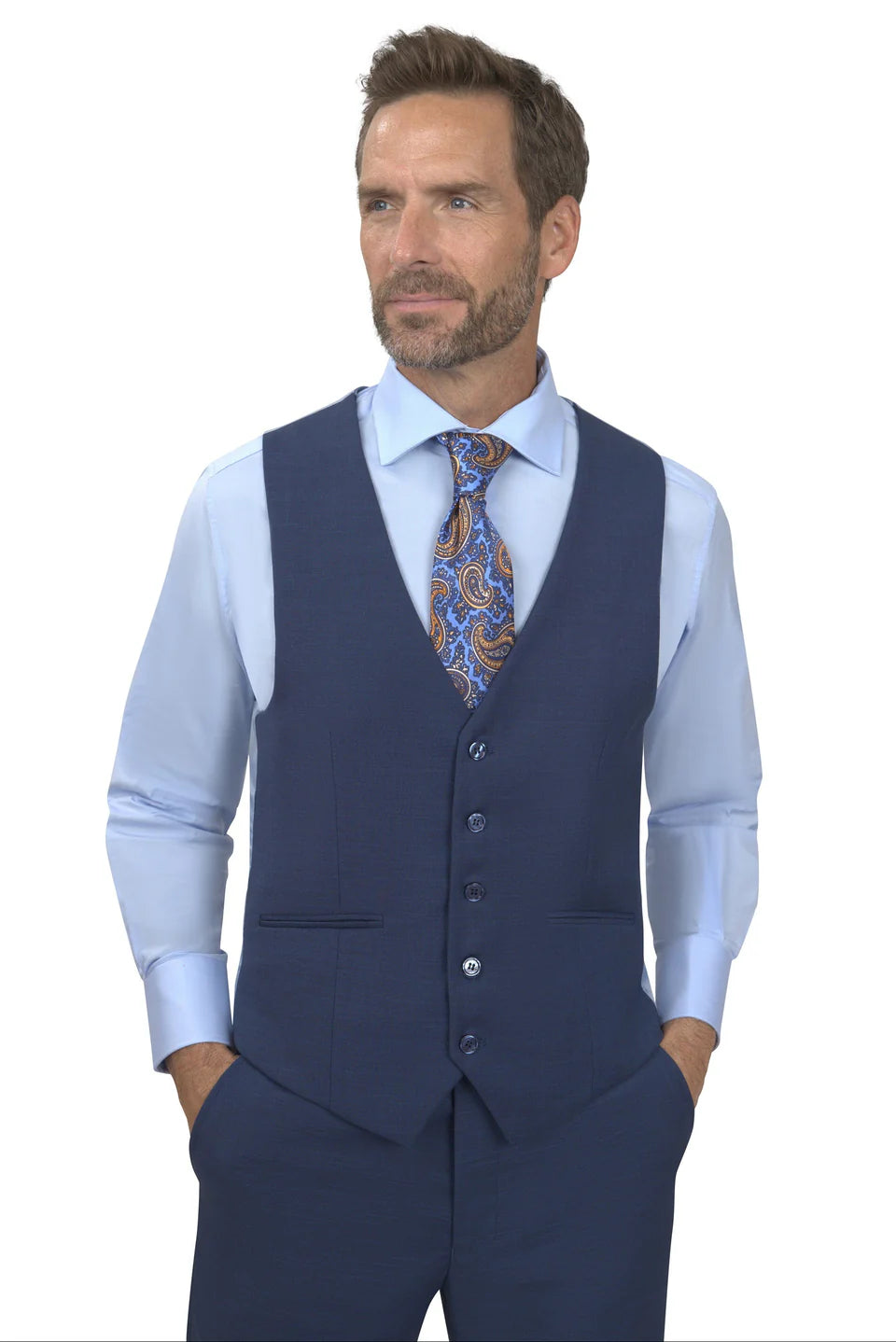 BERGAMO ELEGANT - Sharkskin 3 Piece Suit - C-1575