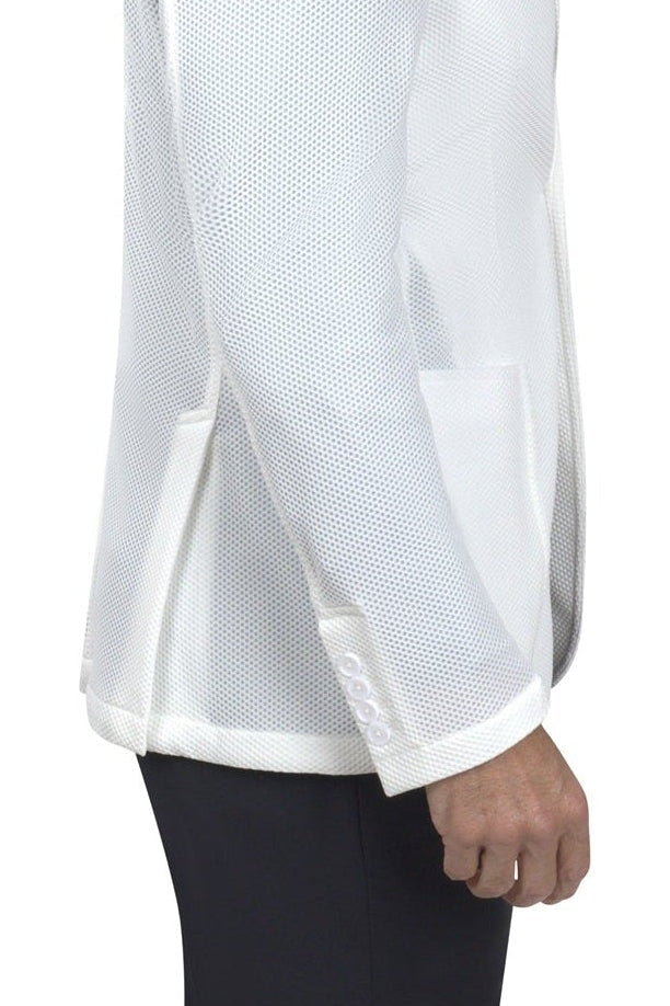 BERGAMO ELEGANT - Stretch Jacket White 660950