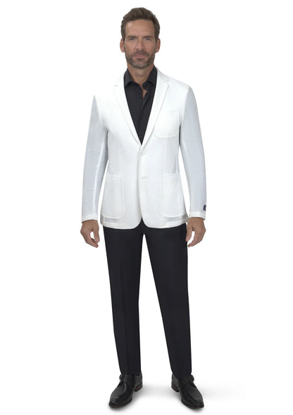BERGAMO ELEGANT - Stretch Jacket White 660950