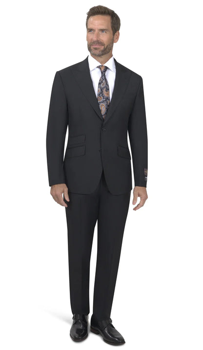 BERGAMO ELEGANT - Vitale Barbaris Charcoal Grey Suit 886.601
