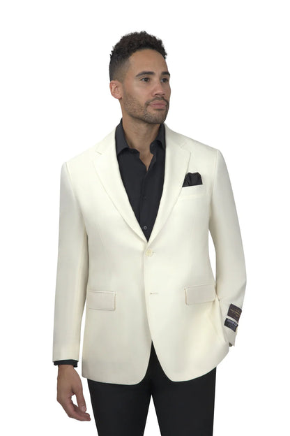 BERGAMO ELEGANT - Vitale Barbaris White Sport Coat 10.712