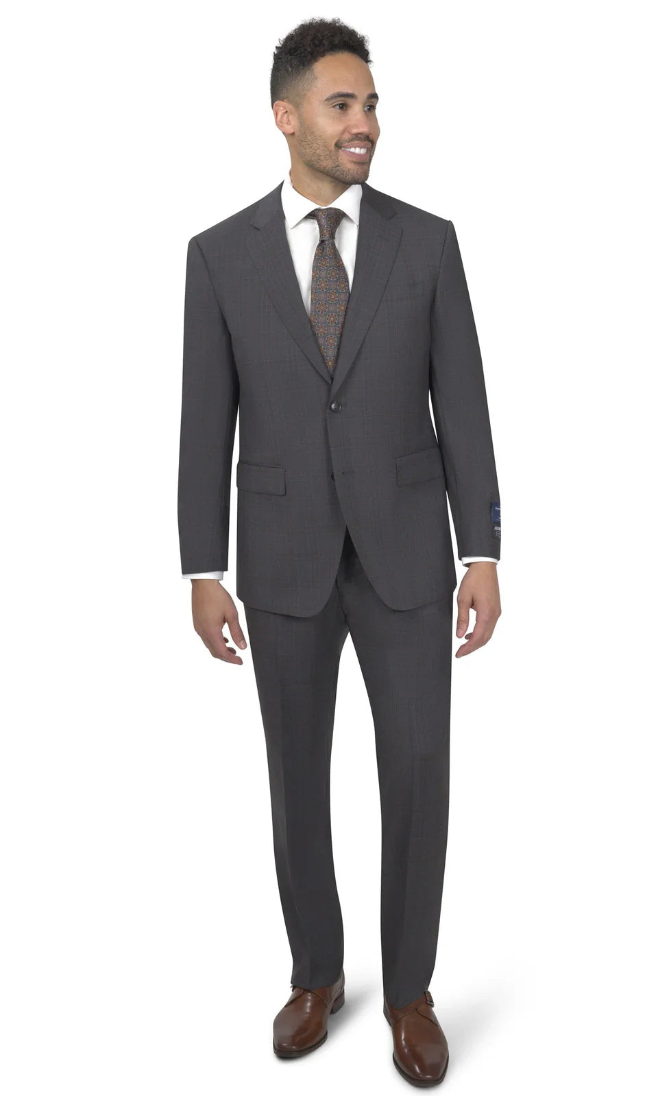 BERGAMO ELEGANT - ZEGNA Traveller Charcoal Suit AR/VA 1771U/227