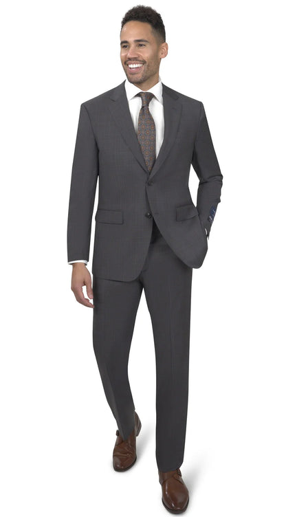 BERGAMO ELEGANT - ZEGNA Traveller Charcoal Suit AR/VA 1771U/227