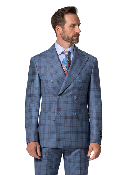 Bergamo Elegant - Faille Wool 10005.4098 D/B Modern Fit Suit