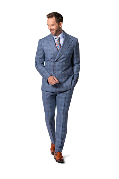 Bergamo Elegant - Faille Wool 10005.4098 D/B Modern Fit Suit