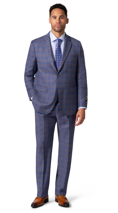 Bergamo Elegant - Faille Wool Modern Suit 10005.4055/8000