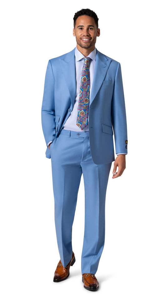 Bergamo Elegant - 10174.001 Wool Suit Modern Peak