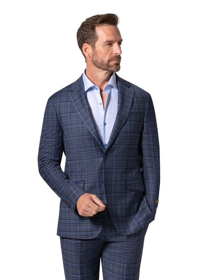 Bergamo Elegant - Faille Wool 10005.4099 S/B Slim Fit Suit