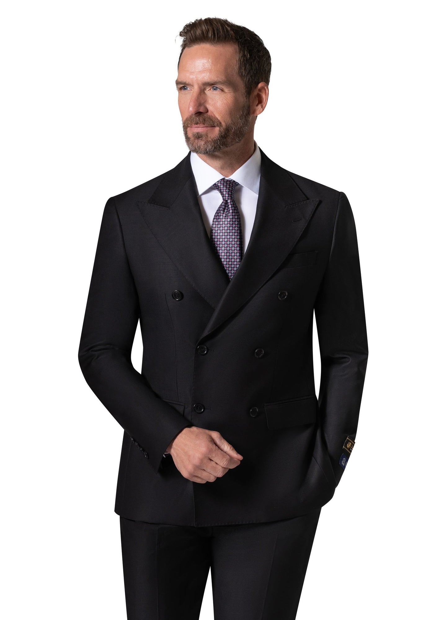 Bergamo Elegant - Faille Wool 10153.004 D/B Modern Fit Suit