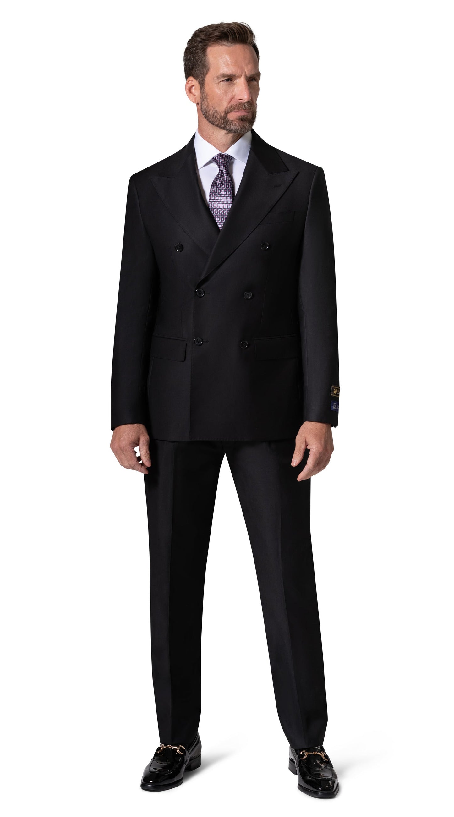 Bergamo Elegant - Faille Wool 10153.004 D/B Modern Fit Suit