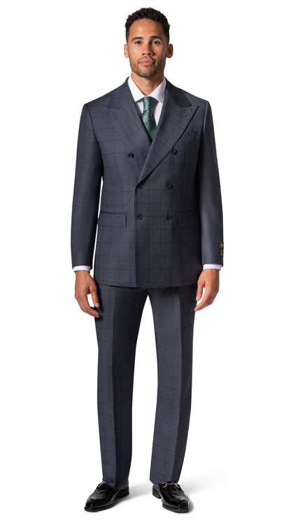 Bergamo Elegant - Faille Wool Modern D/B Suit 10005.4055/5000