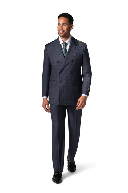 Bergamo Elegant - Faille Wool Modern D/B Suit 10005.4055/5000