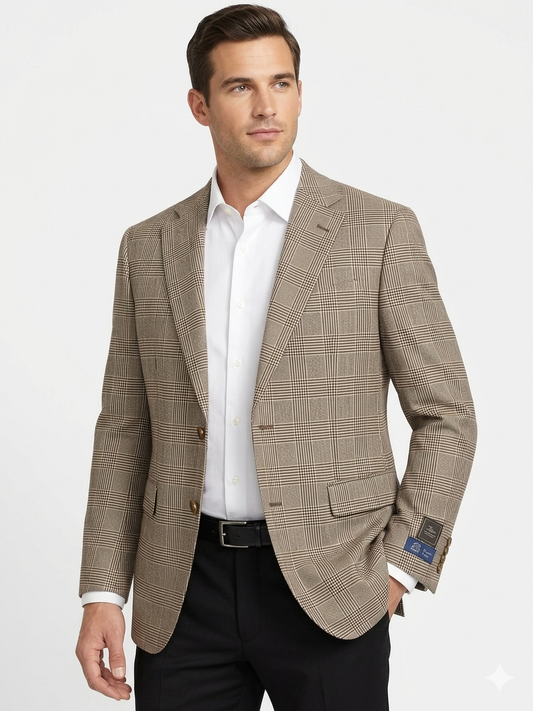Bergamo Elegant Filarte Wool Sport Coat