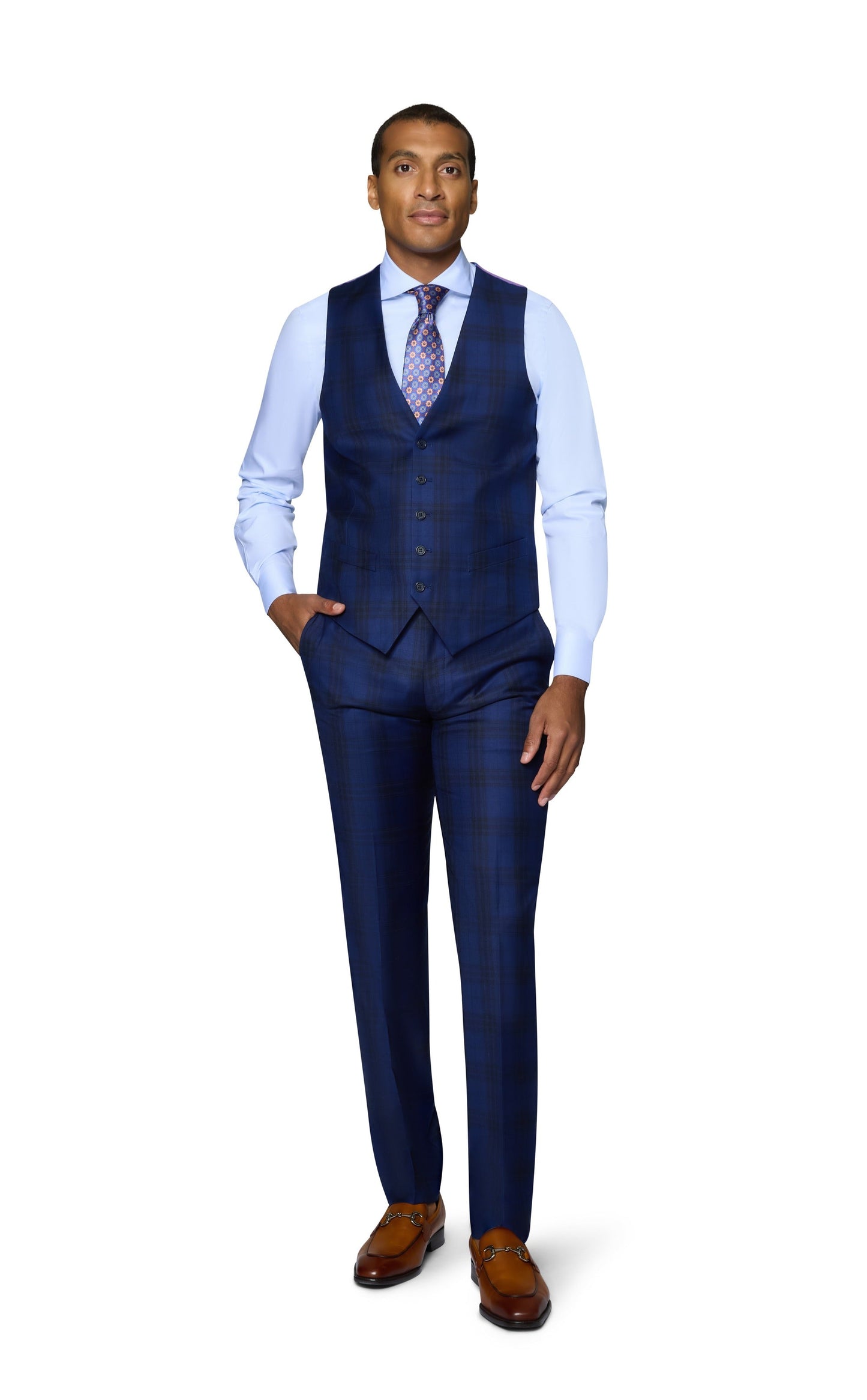 Bergamo Elegant - 10005.1439-208 Fancy Slim Suit