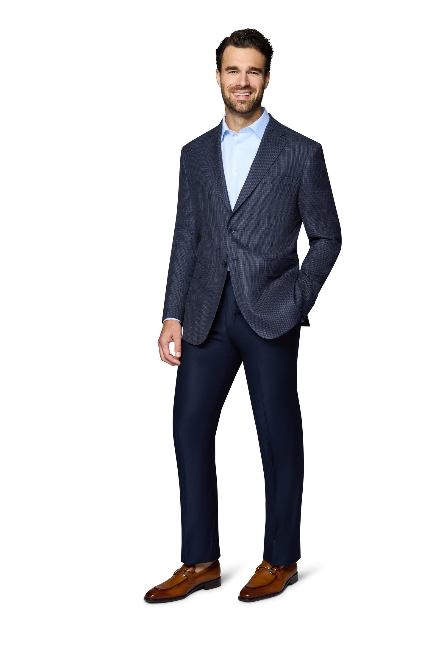 Bergamo Elegant Wool Sport Coat Modern Fit