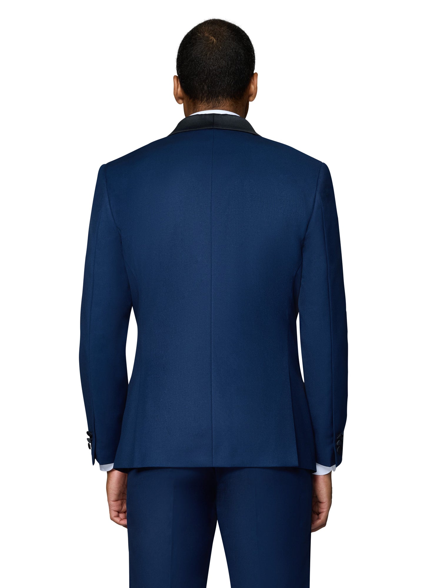 Bergamo Orange Solid Shawl Tuxedo Slim Fit