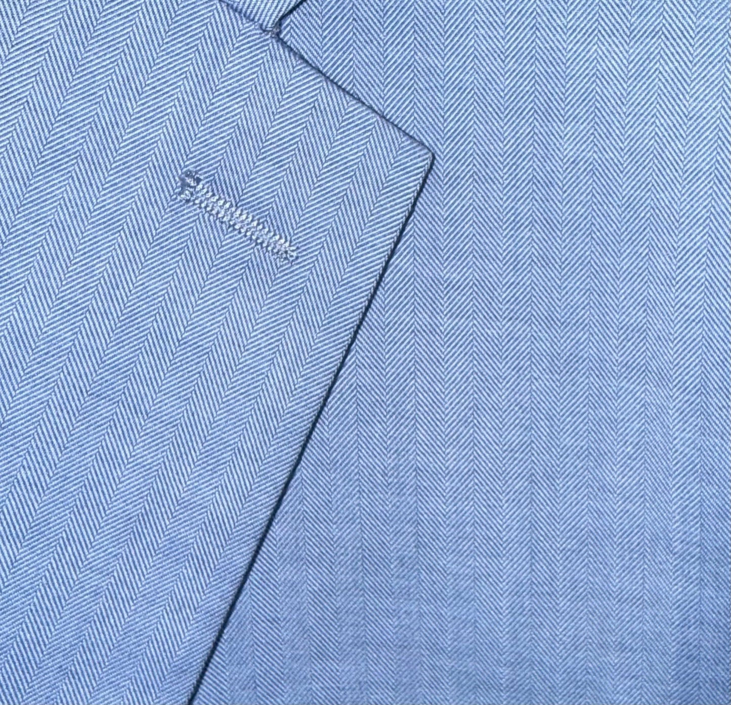 Stretch Herringbone Vested Suit