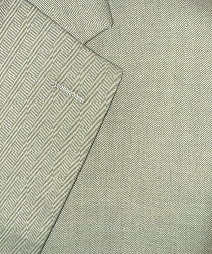 Stretch Herringbone Vested Suit