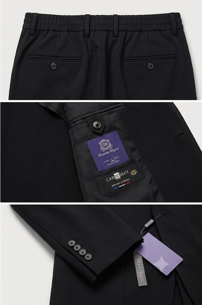 Bergamo Elegant - Black Suit AK074TP