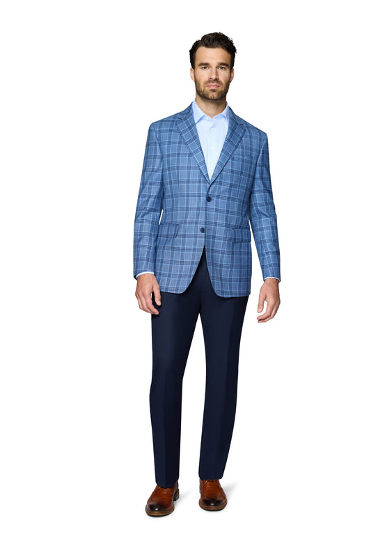 Bergamo Elegant Wool Sport Coat Modern Fit