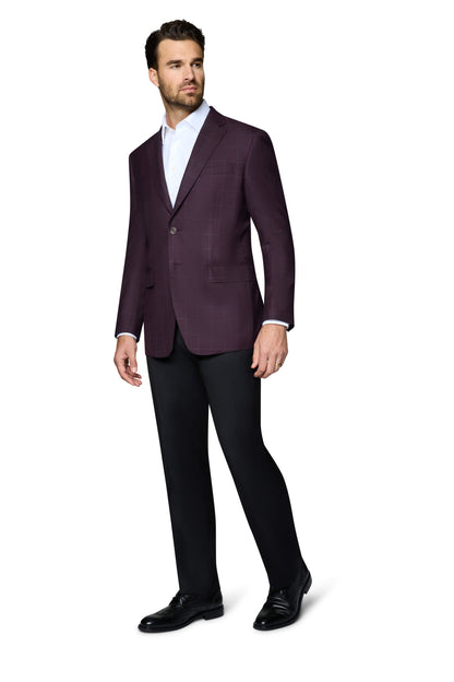 Bergamo Elegant Wool Sport Coat Modern Fit