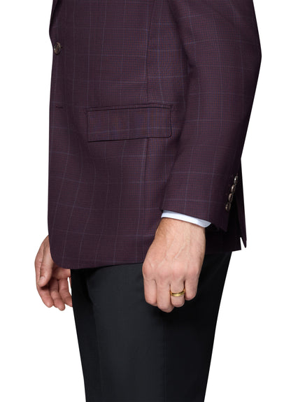 Bergamo Elegant Wool Sport Coat Modern Fit